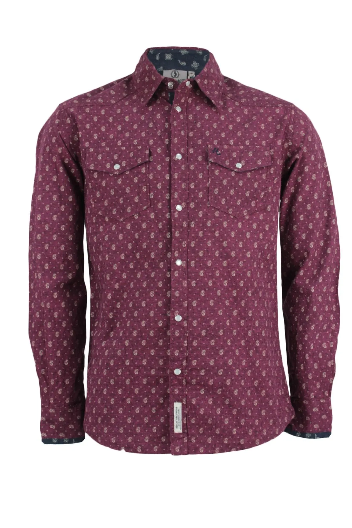 Camicia da uomo fantasia cachemire