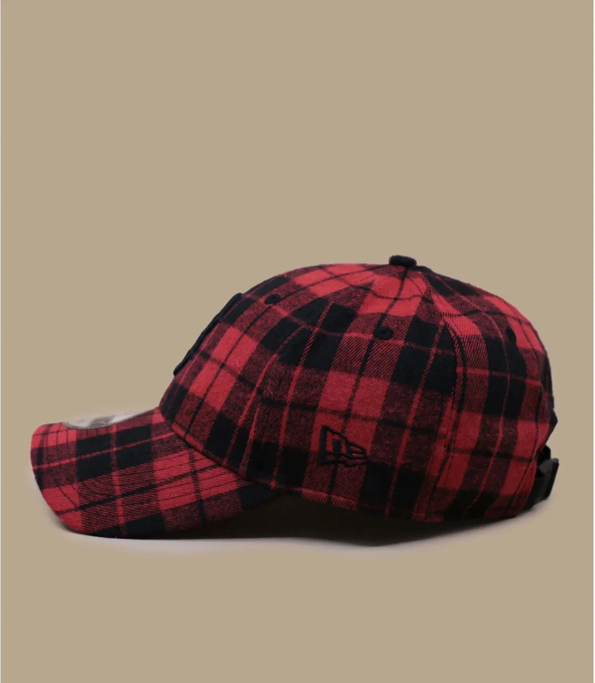 cappellino boston rosso quadriPlaid 9Forty Boston scarlet     