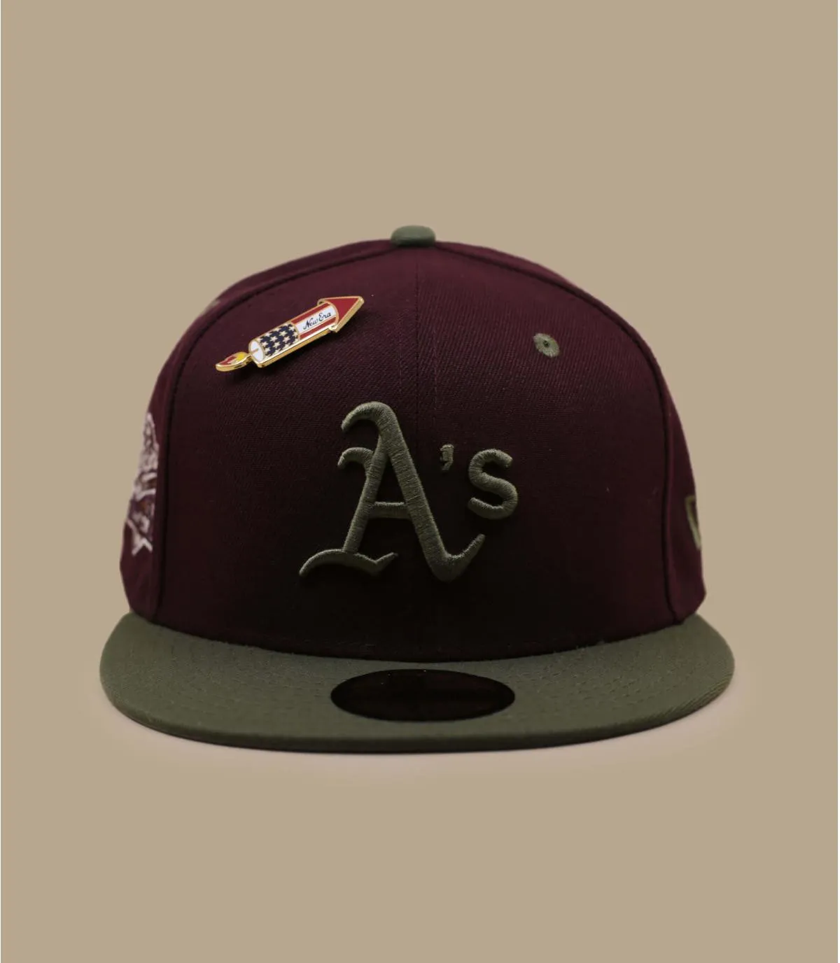 Cappellino oakland athletic rosso  MLB WS Trail Mix 5950 Athletics     