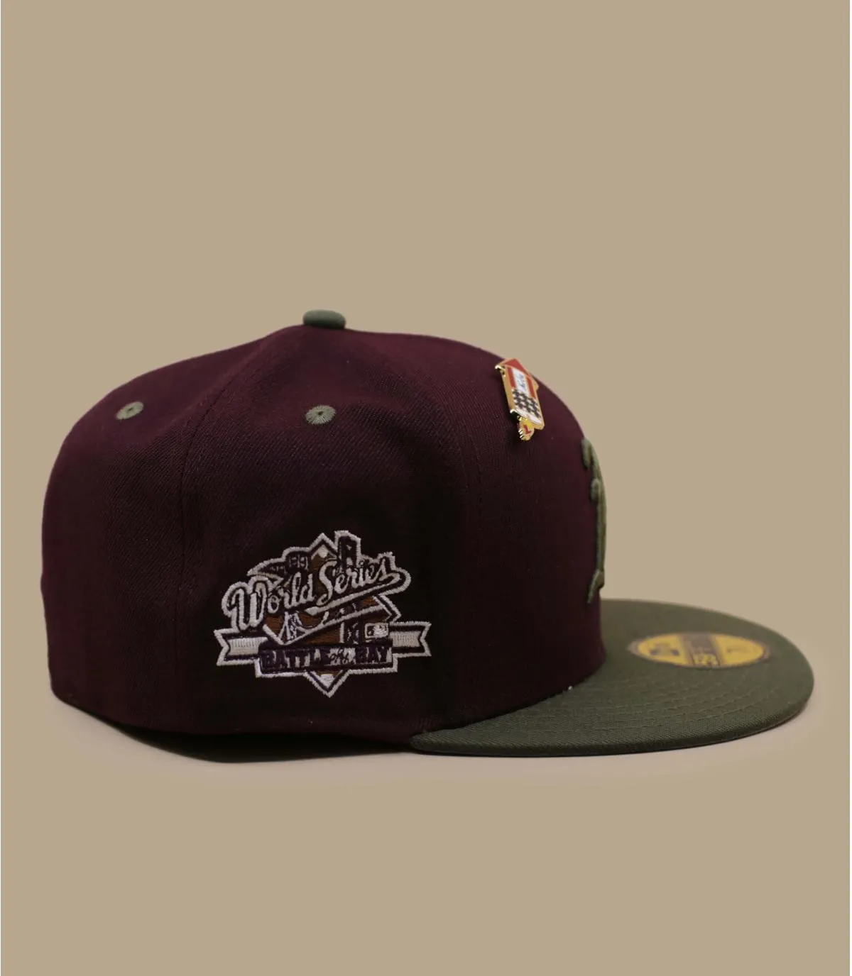 Cappellino oakland athletic rosso  MLB WS Trail Mix 5950 Athletics     