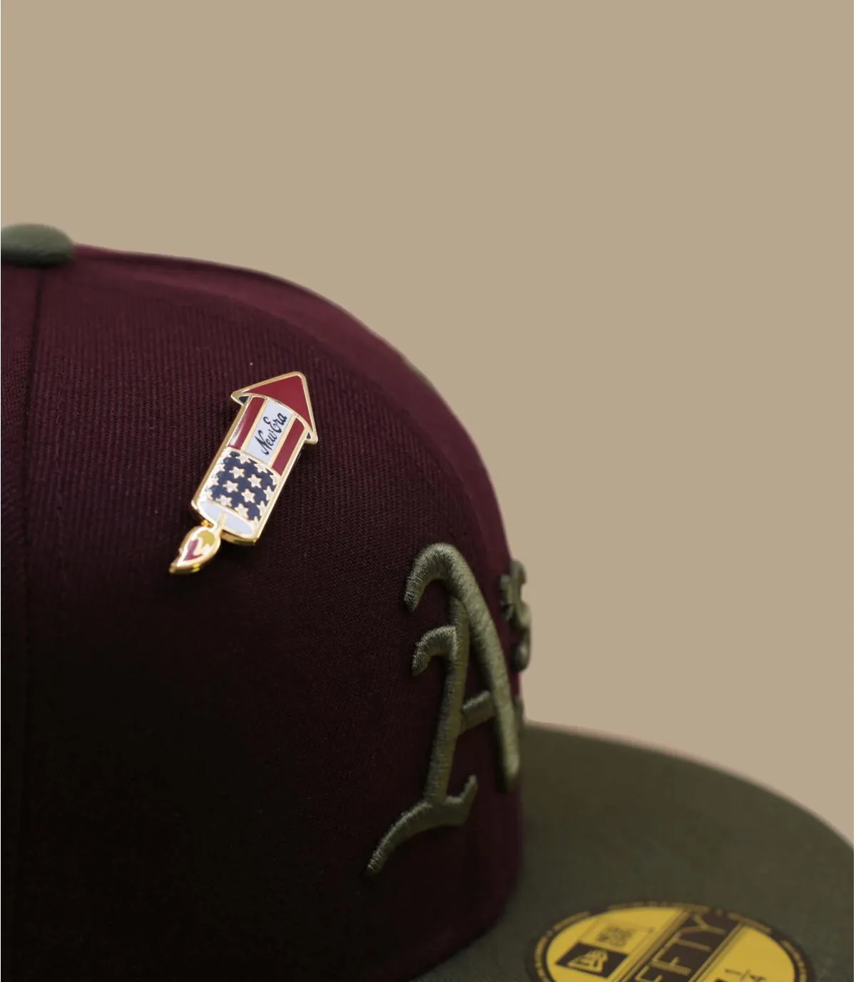 Cappellino oakland athletic rosso  MLB WS Trail Mix 5950 Athletics     