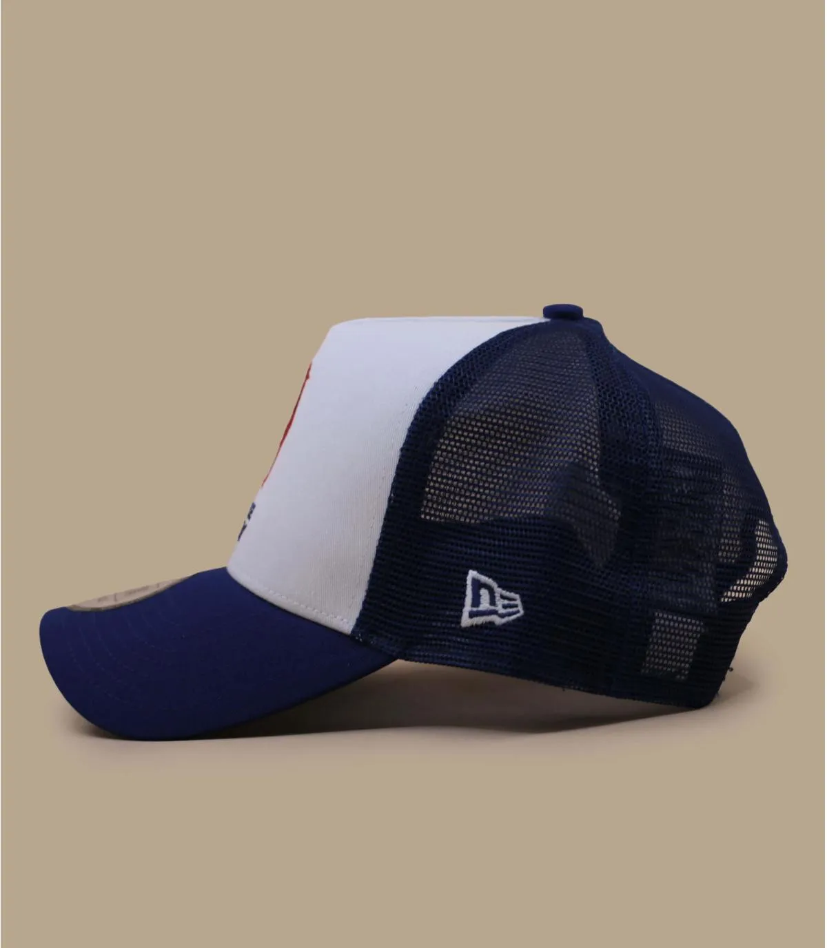 Cappellino trucker blu navy gallo rosso FFR  Cappellino   FFR Core Ef Trucker Co French Federation Of Rugby     