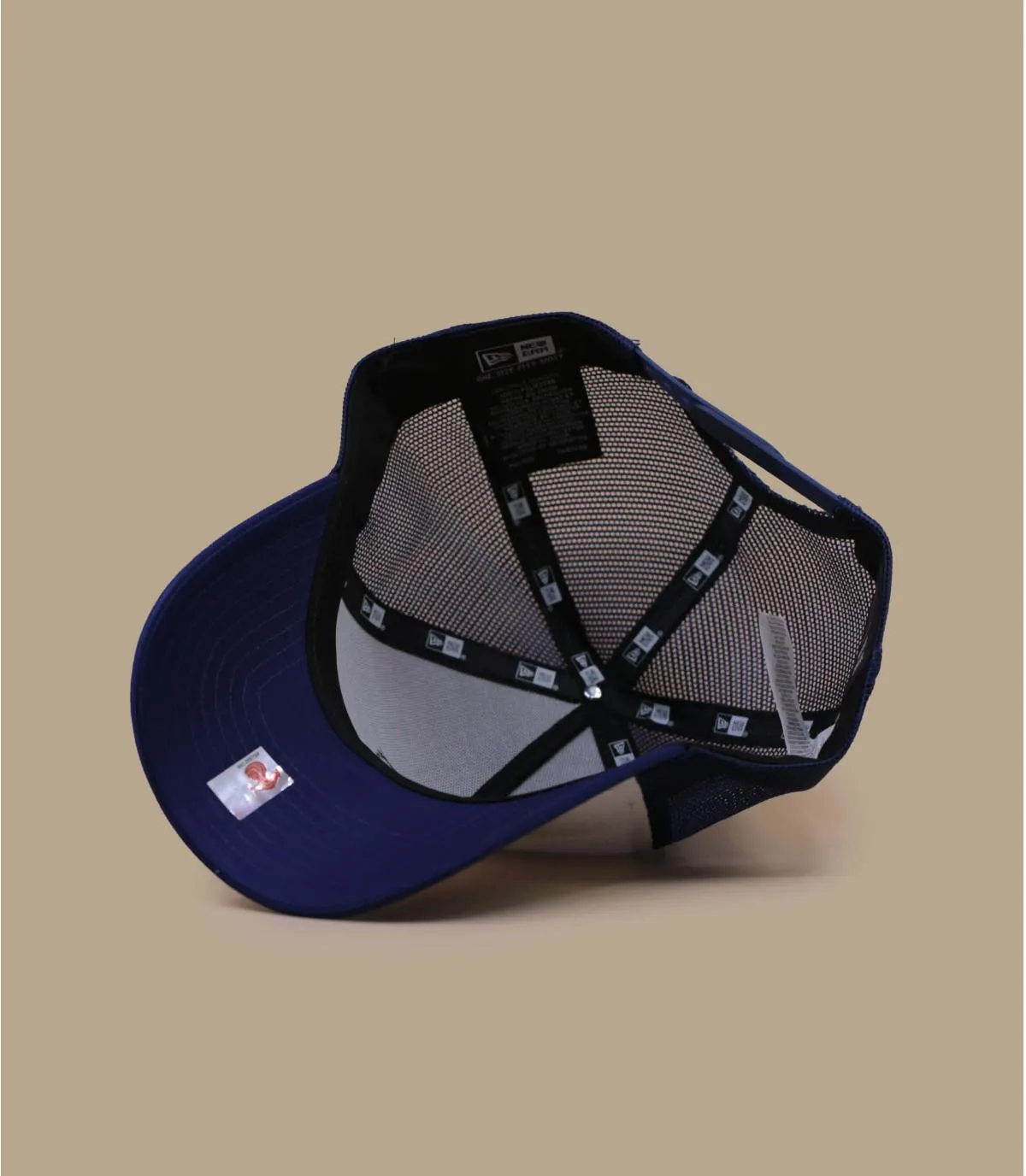 Cappellino trucker blu navy gallo rosso FFR  Cappellino   FFR Core Ef Trucker Co French Federation Of Rugby     