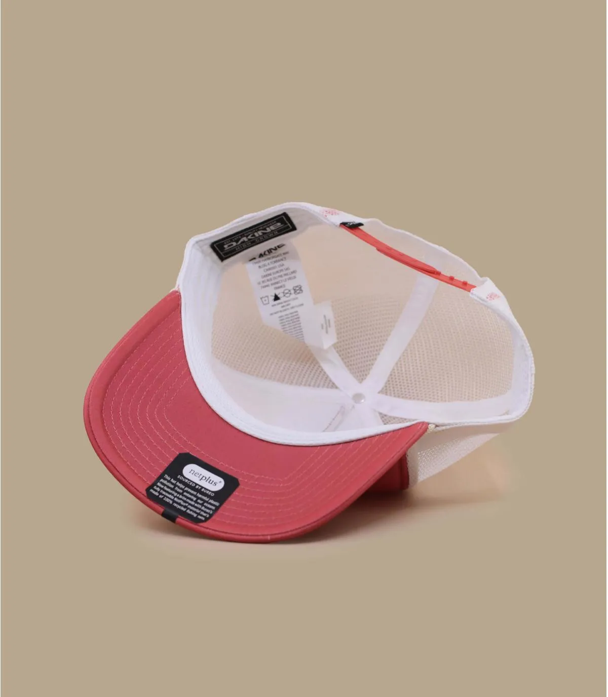 Cappellino trucker con fiore di ibisco rosso  Cappellini Vacation Trucker cayenne     