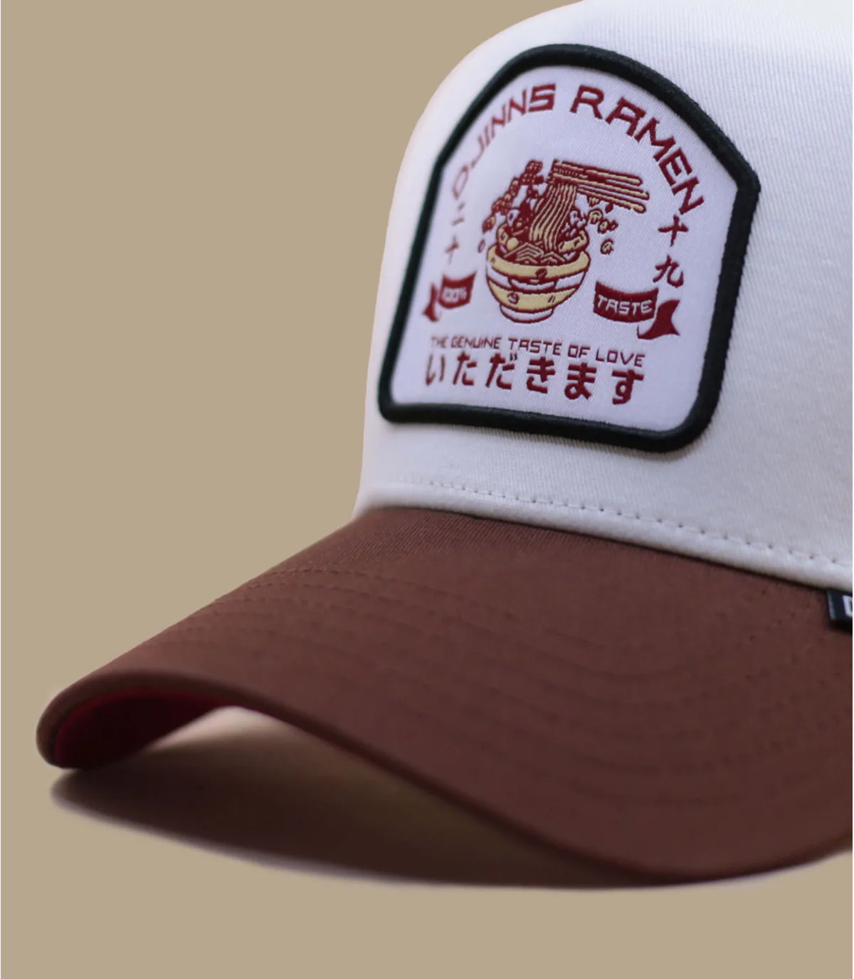 Cappellino trucker rosso biancoHFT Cap Djinns Ramen white     