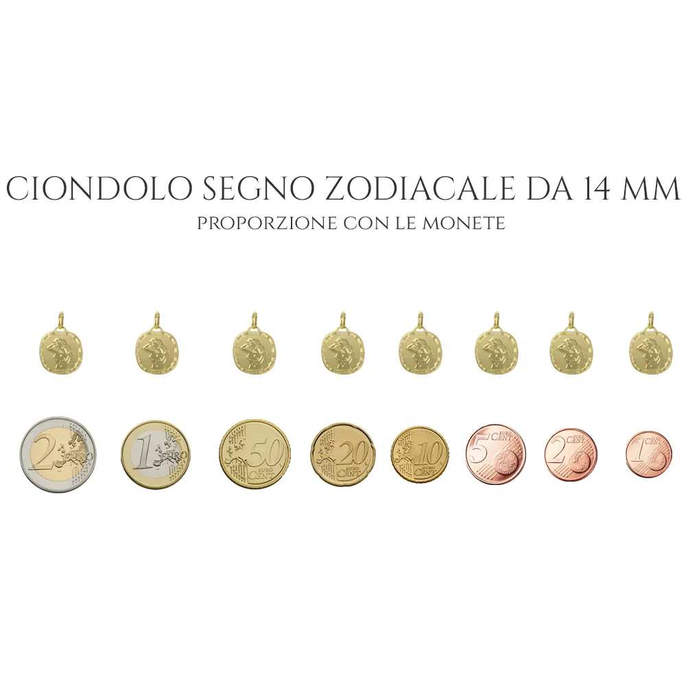 Ciondolo Zodiaco in oro giallo - SEGNO CANCRO