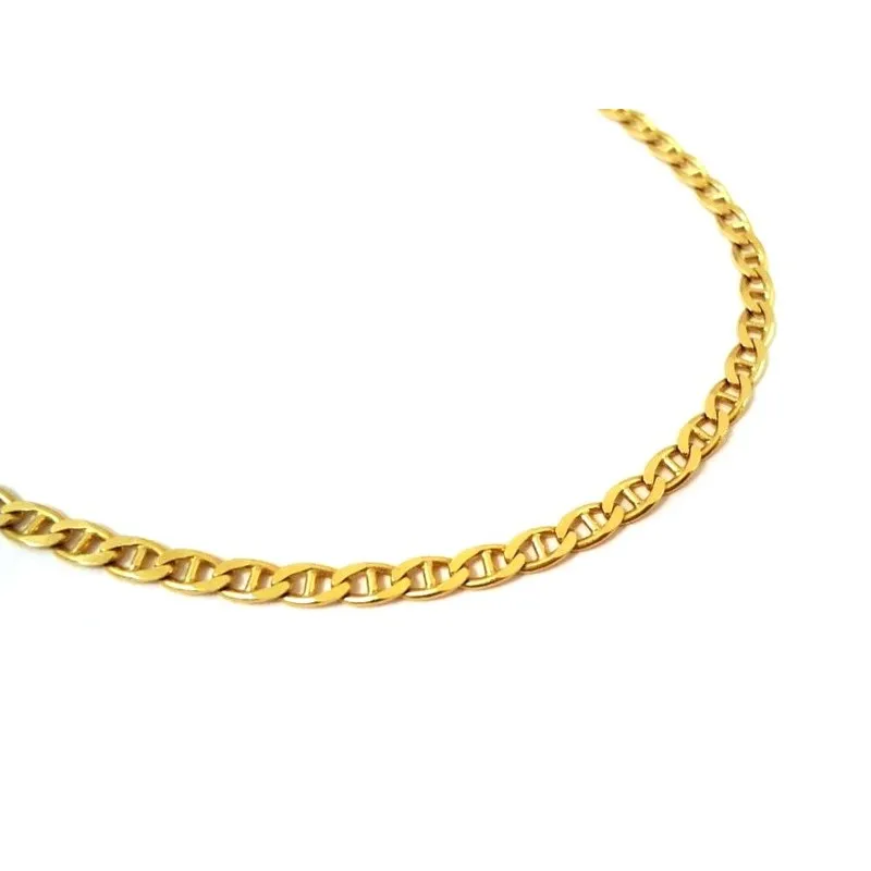 COLLANA CATENA IN ORO GIALLO 18 KT