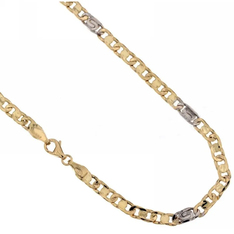 Collana Uomo in Oro Giallo e Bianco 803321712335