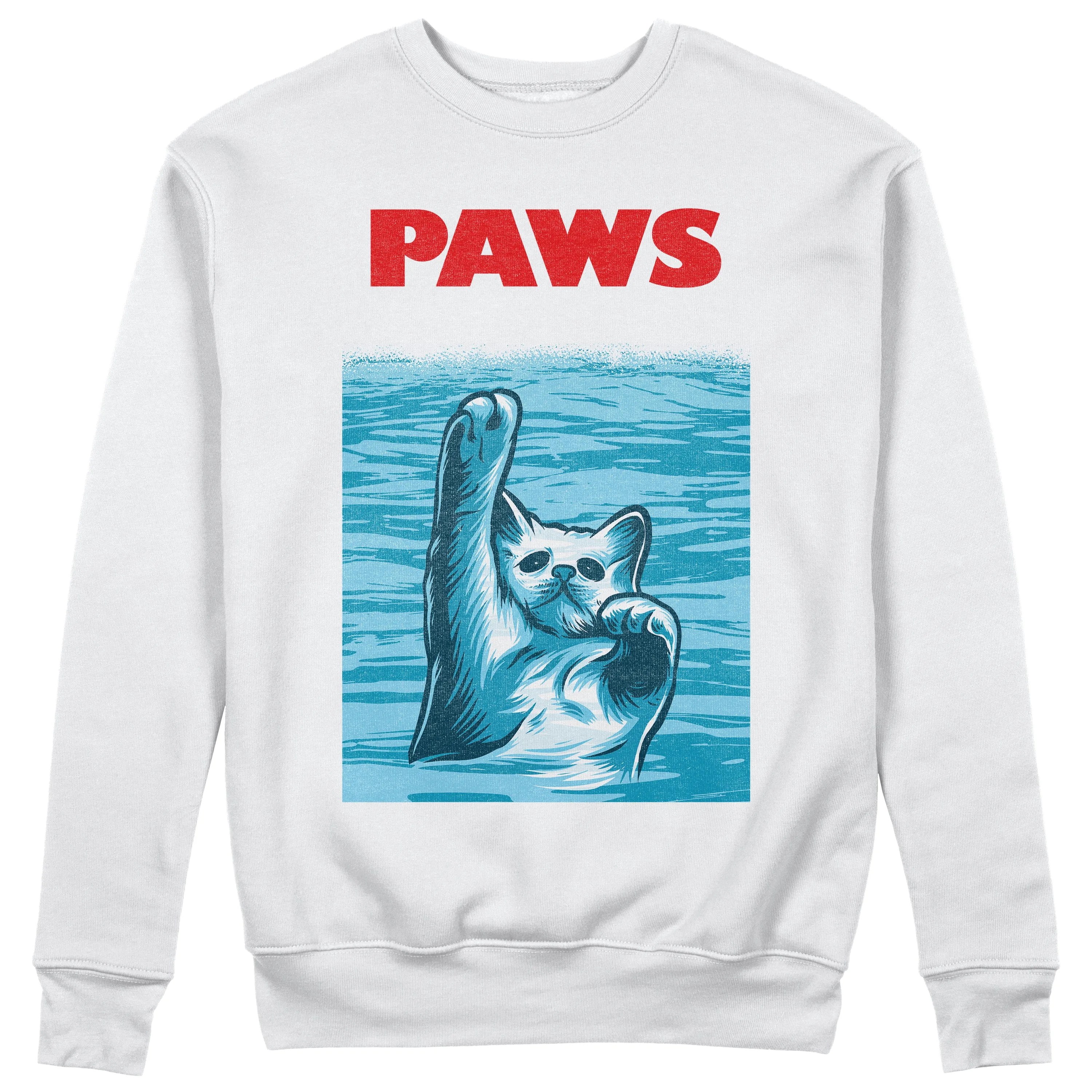 CUC Felpa Gircollo - Paws Lo Squalo Funny - Unisex #chooseurcolor