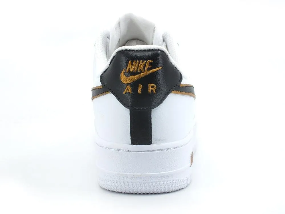 CUSTOM / Nike Air Force 1 Sneaker AF1 Gold Black CW2288-111