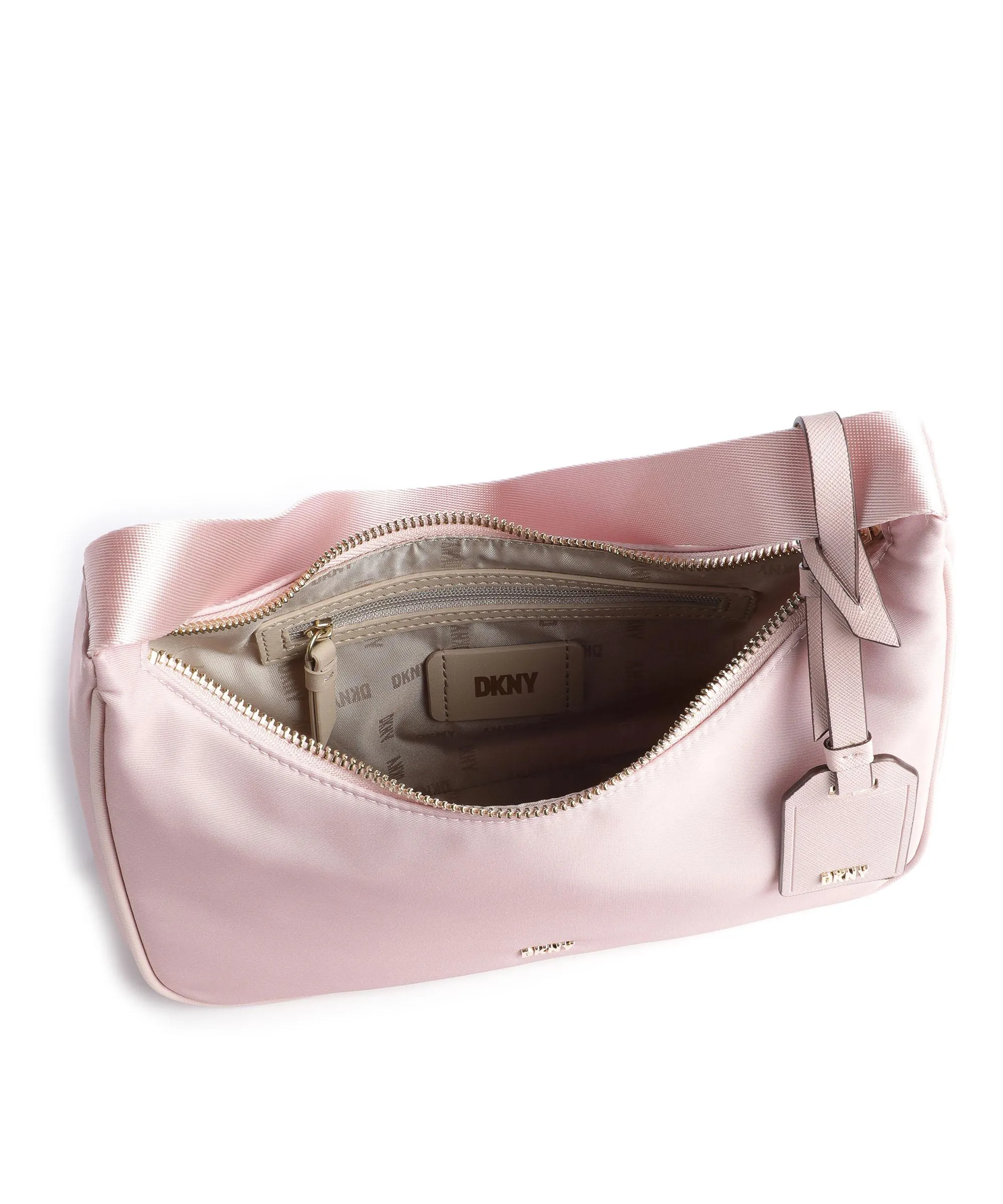  DKNY Casey Borsa hobo poliestere rosa  