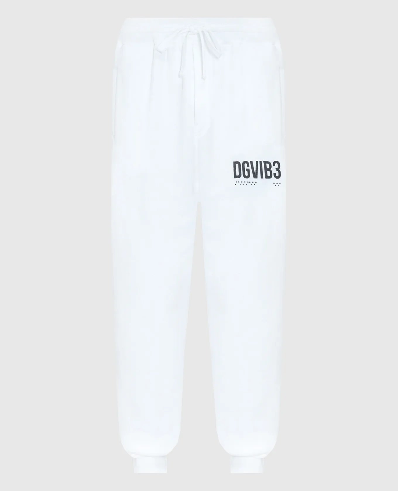 Dolce&Gabbana Joggers bianchi con stampa DGVIB3 GZ4EATG7K3G