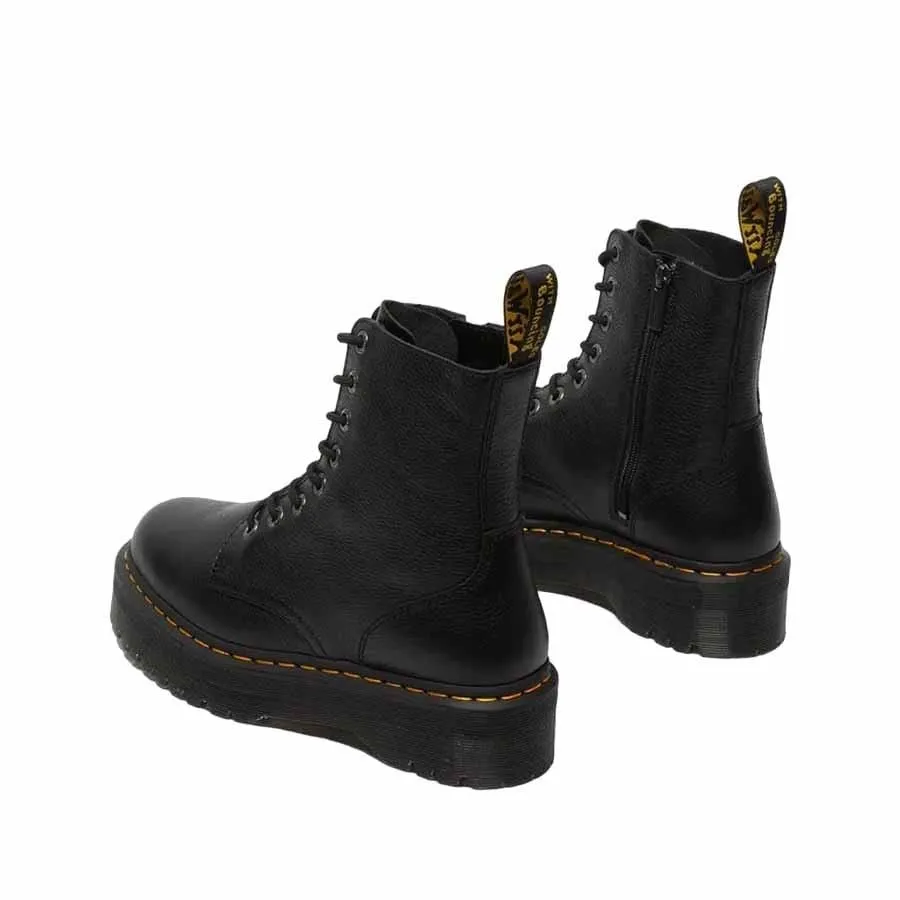 Dr. Martens stivale anfibio platform Jadon III pelle Pisa black