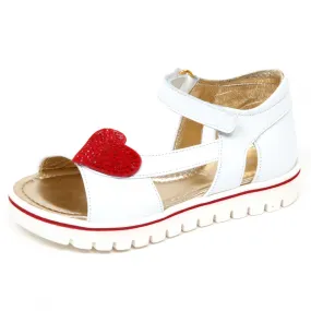 E8678 sandalo bimba girl MONNALISA scarpe strappo white sandal shoe baby