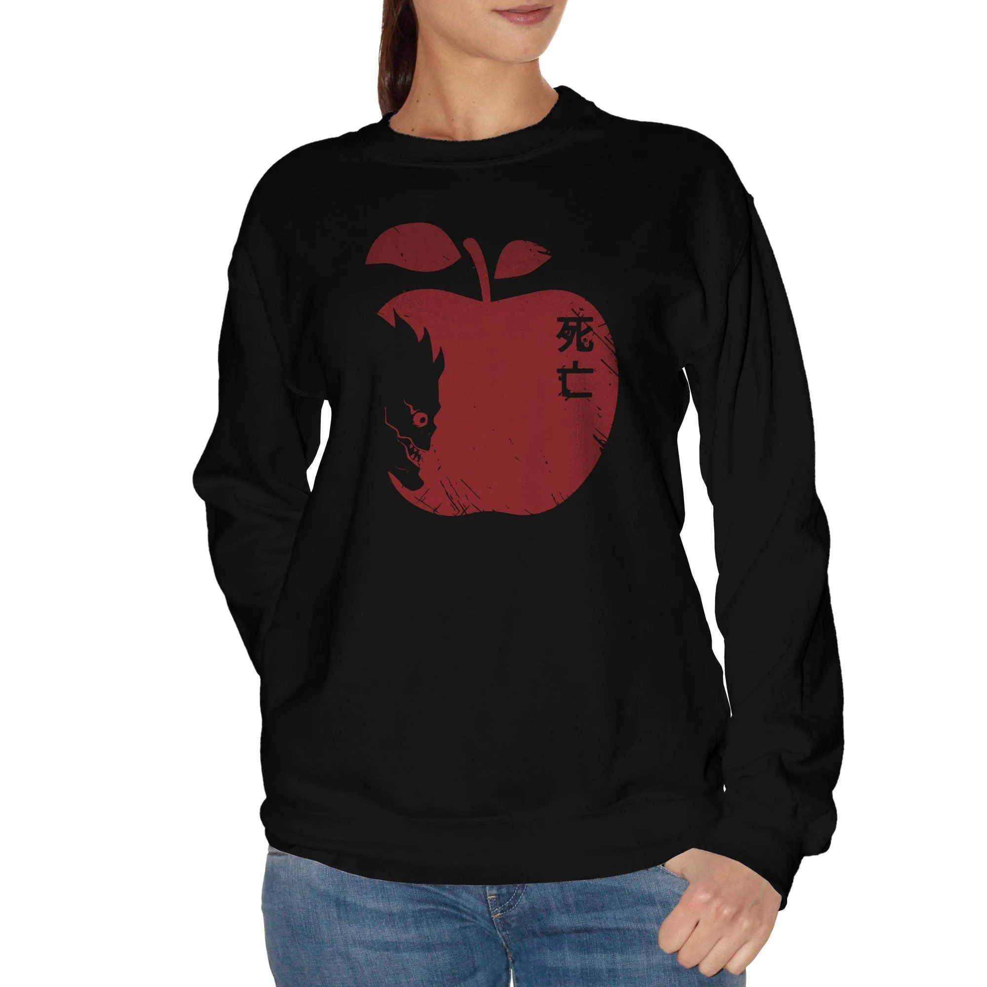 Felpa Girocollo Death Note Apple Ryuk - Cartoni Animati Giappone Anime - Cartoon Choose ur Color