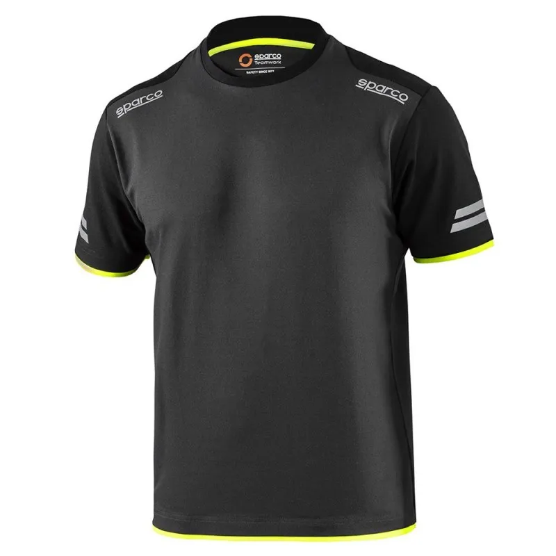 Fuori tutto - T-Shirt da lavoro Sparco Tech taglia XL grigio/giallo