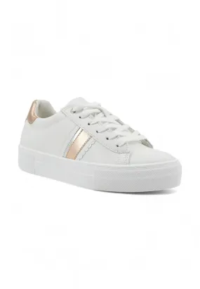 GEOX Claudin Sneaker Donna White Rose Gold D45VWA000BCC1ZHB