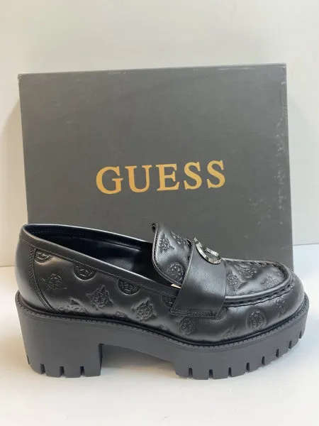 GUESS FL8WNY MOCASSINO DONNA CON APPLICAZIONE NERO