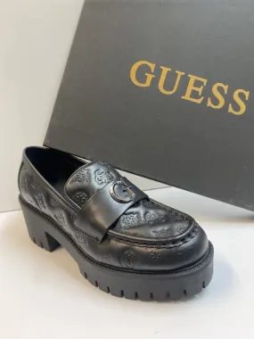 GUESS FL8WNY MOCASSINO DONNA CON APPLICAZIONE NERO