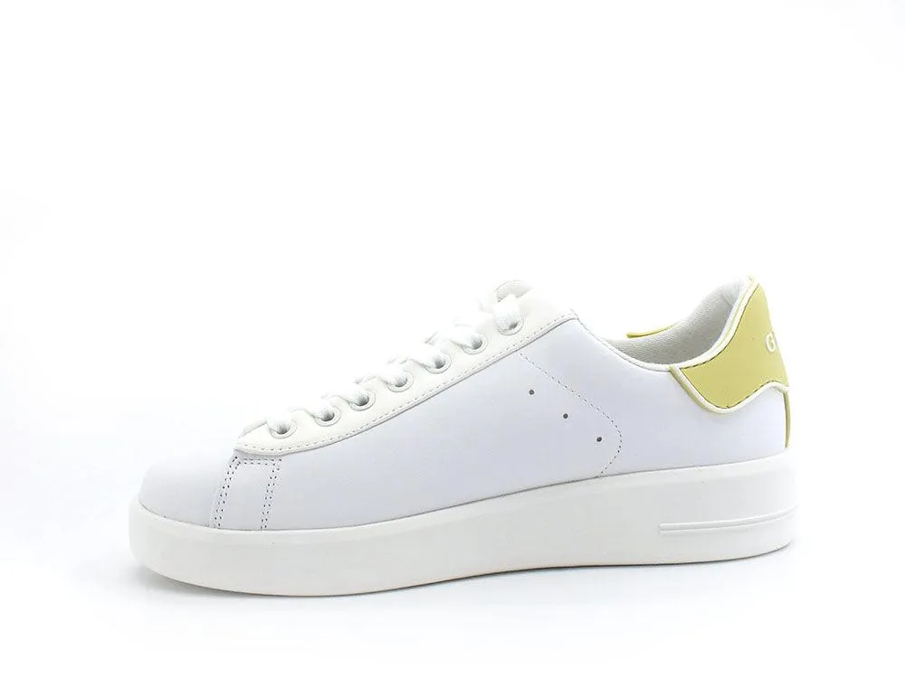 GUESS Sneaker Profilo Bicolor Fluo Logo White Lime FL6RKELEA12