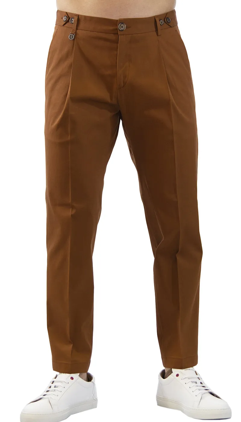 Havana & Co Pantalone vita alta con pinces. H7225_P5009E