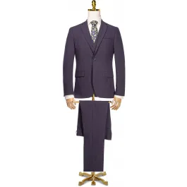 Henk ter Horst Costume 3 pezzi da uomo gessato Blu scuro