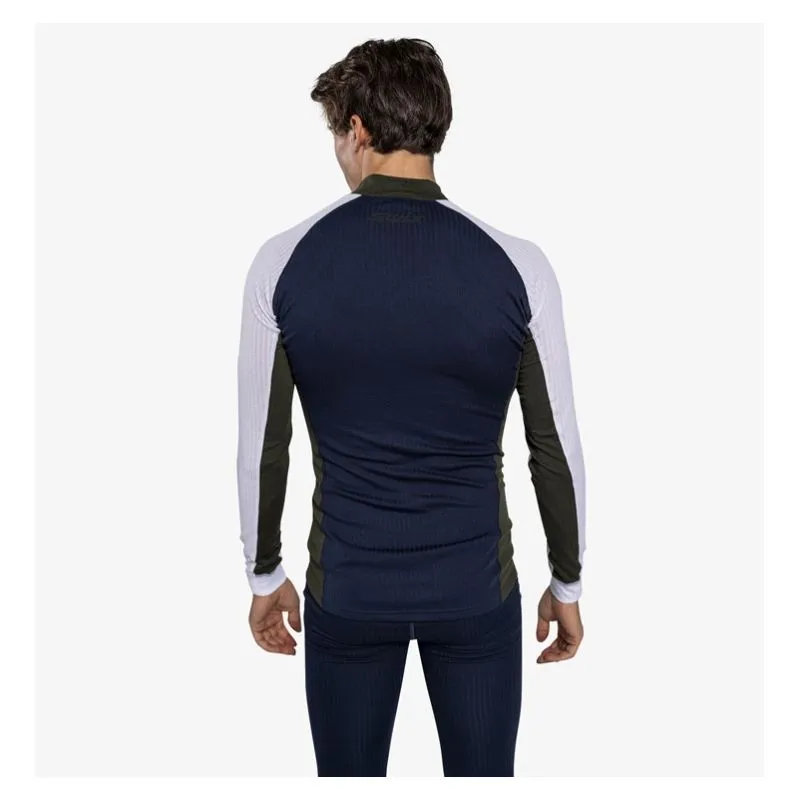 Intimo SWIX RaceX Classic Half Zip - uomo (blu scuro/bianco)