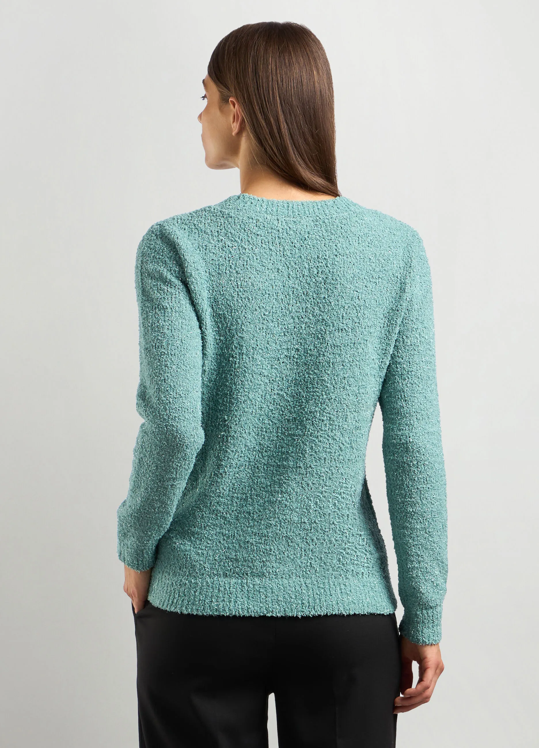 IWIE  Pullover bouclé donna