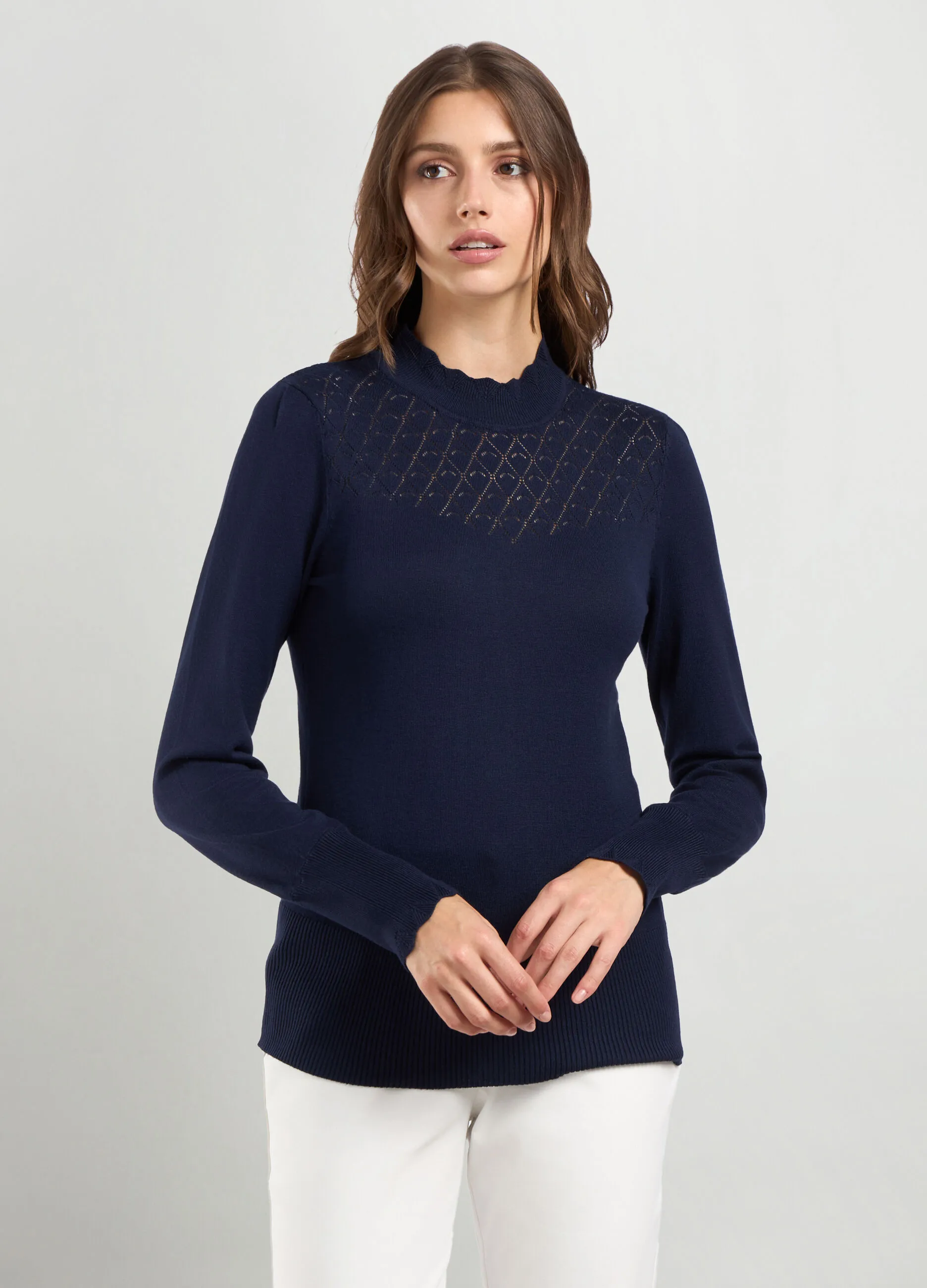 IWIE  Pullover in misto viscosa donna