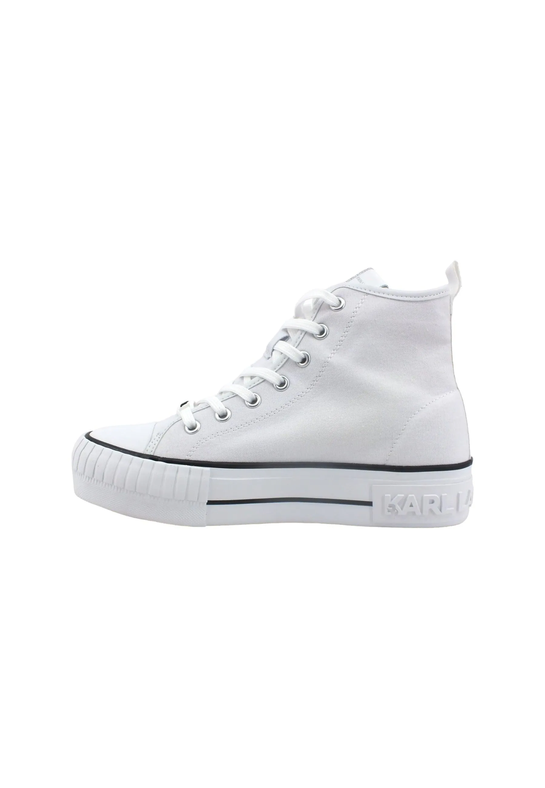 KARL LAGERFELD Kampus Max Hi Sneaker Donna White KL60450