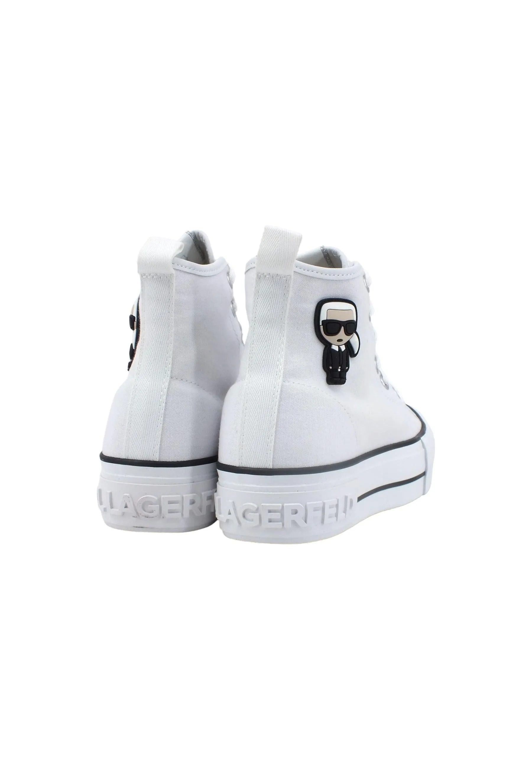 KARL LAGERFELD Kampus Max Hi Sneaker Donna White KL60450