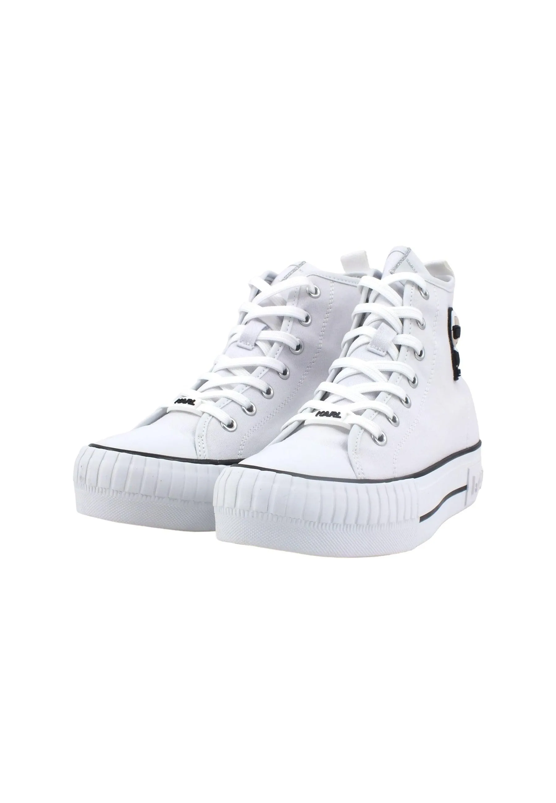 KARL LAGERFELD Kampus Max Hi Sneaker Donna White KL60450