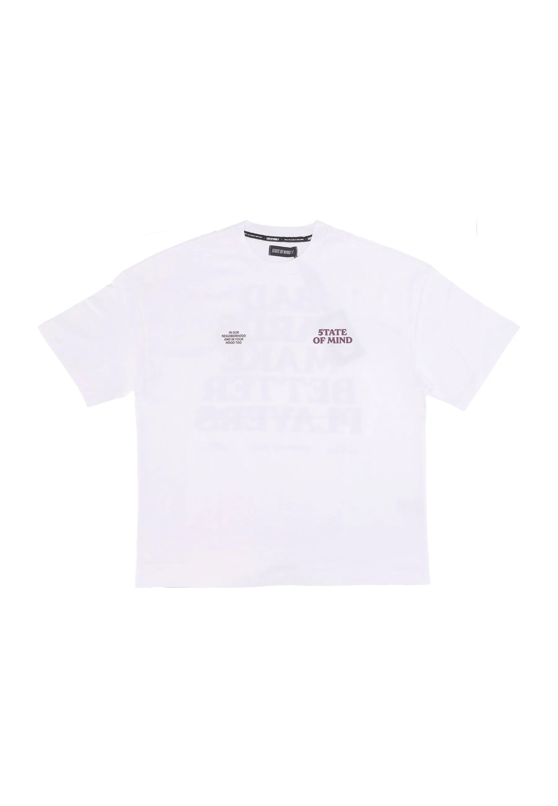 Maglietta Uomo Bad Card Tee White