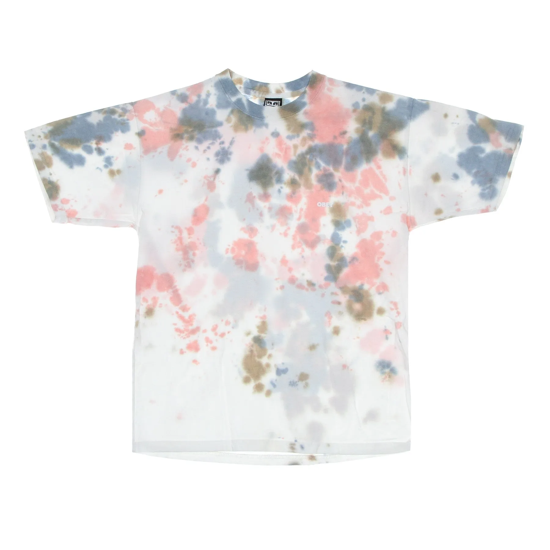 Maglietta Uomo Bold Heavyweight Blotch Tie Dye Tee Putty Pink Blotch