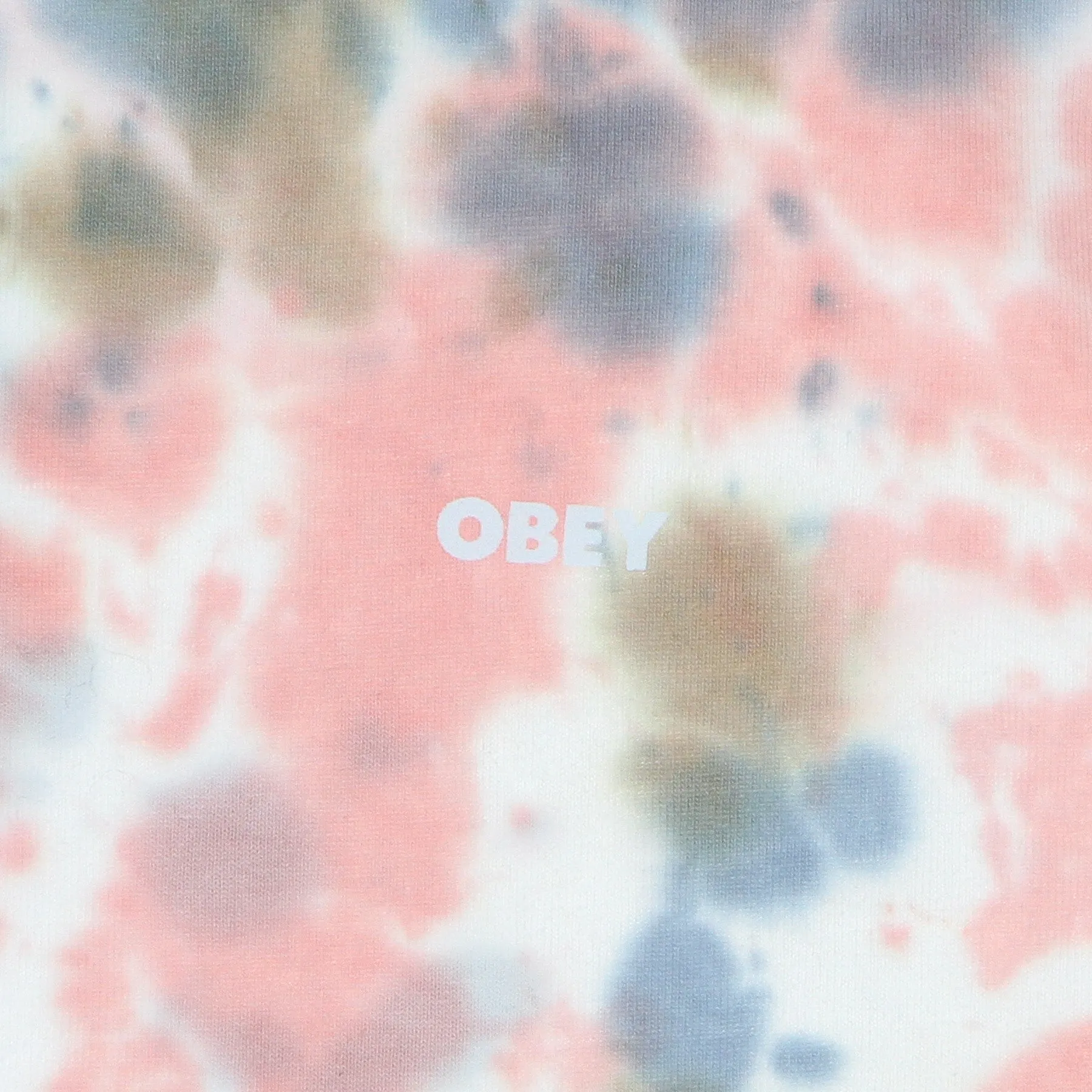 Maglietta Uomo Bold Heavyweight Blotch Tie Dye Tee Putty Pink Blotch