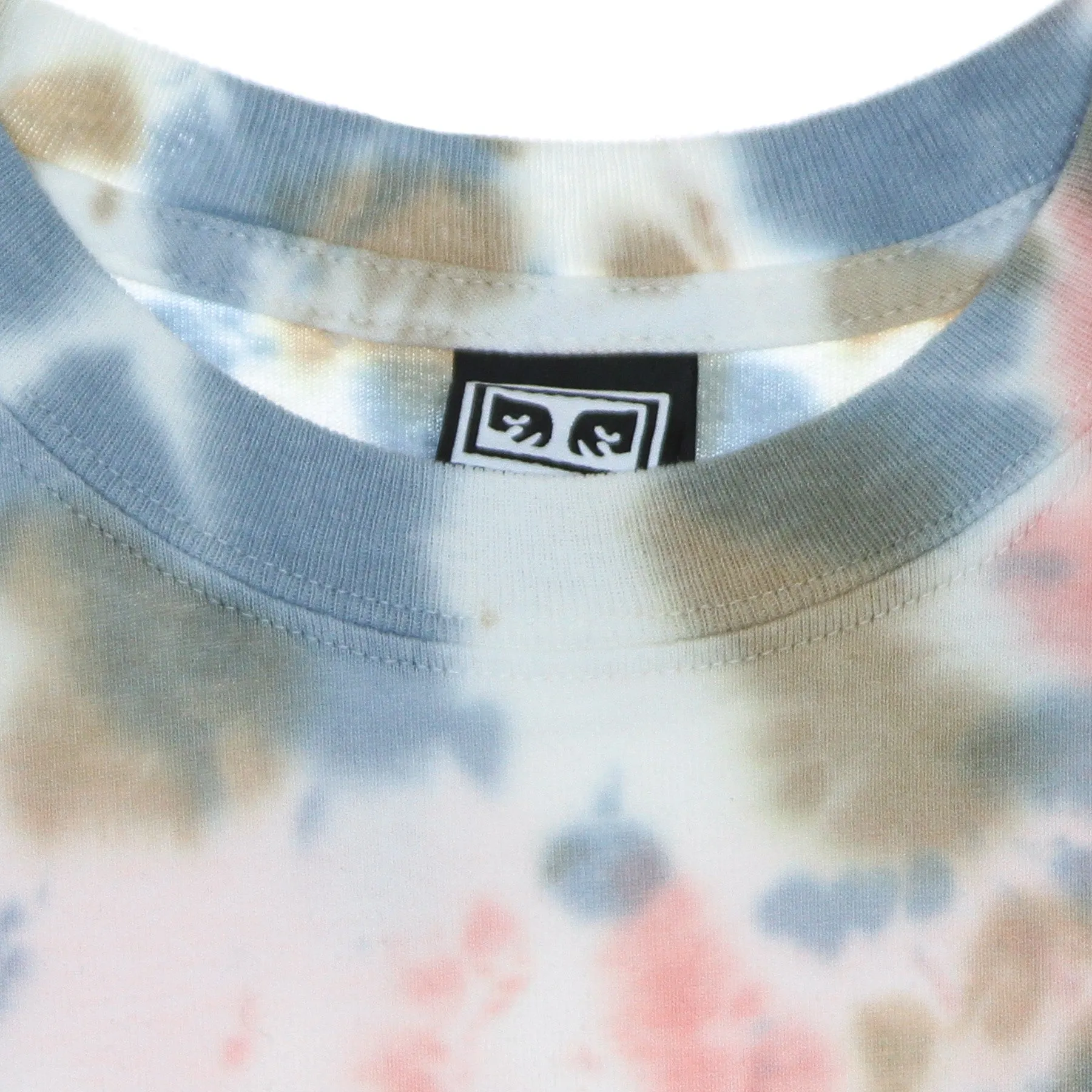 Maglietta Uomo Bold Heavyweight Blotch Tie Dye Tee Putty Pink Blotch