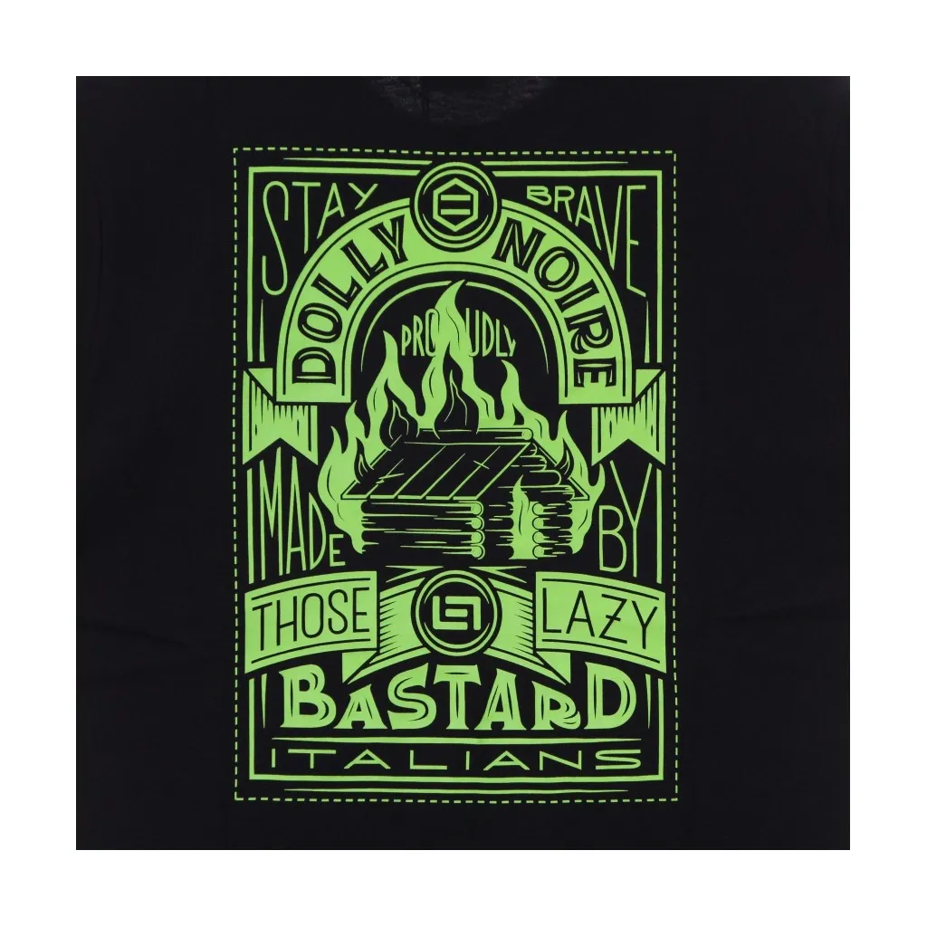 maglietta uomo dlynr tee x bastard BLACK