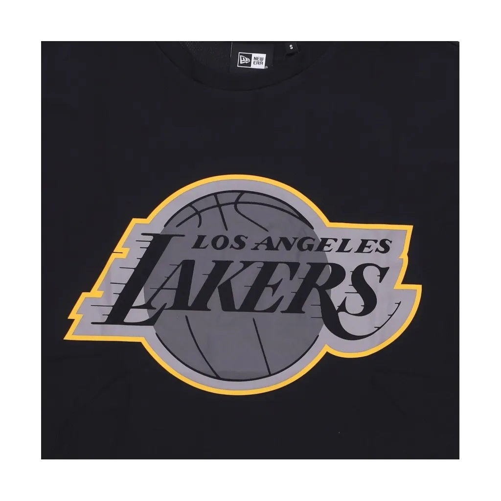 maglietta uomo nba os outline mesh tee loslak BLACK/AUTHENTIC GOLD