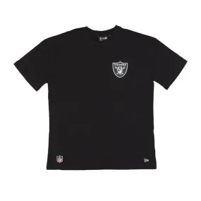 maglietta uomo nfl drop shoulder oversize tee lasrai BLACK/WHITE