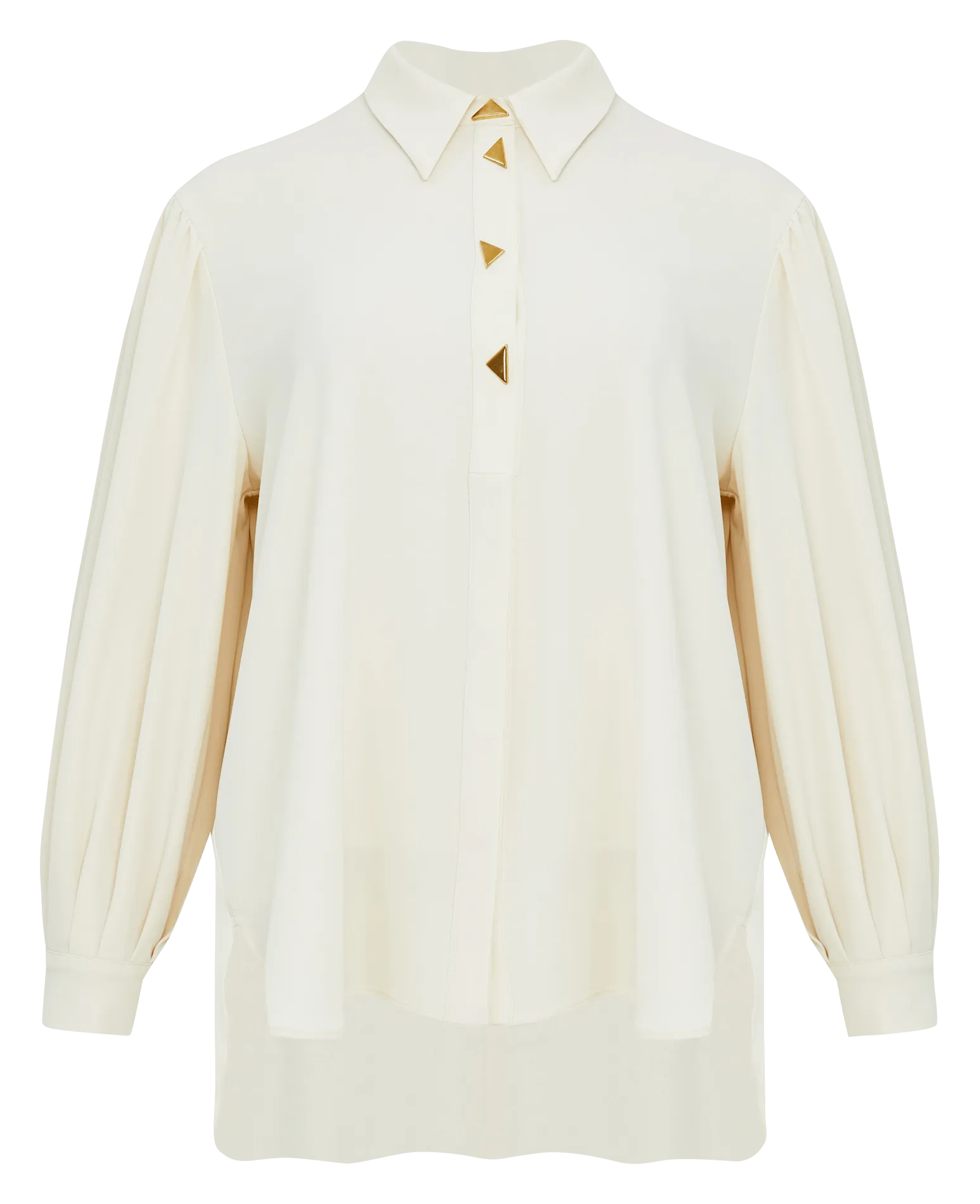  MAT FASHION   Blusa con maniche a sbuffo | Bianco