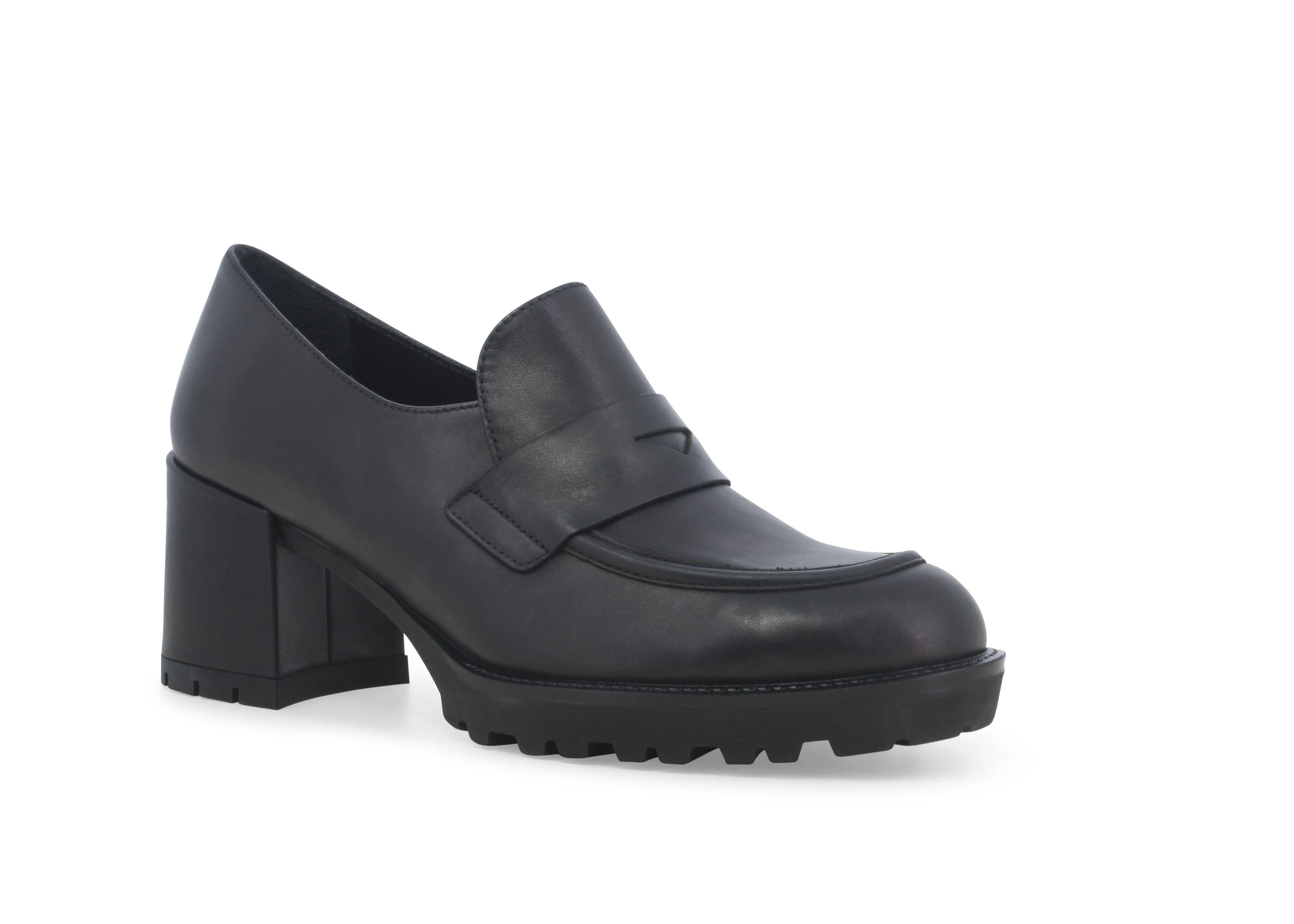 Melluso Mocassino donna in pelle nero l5251w