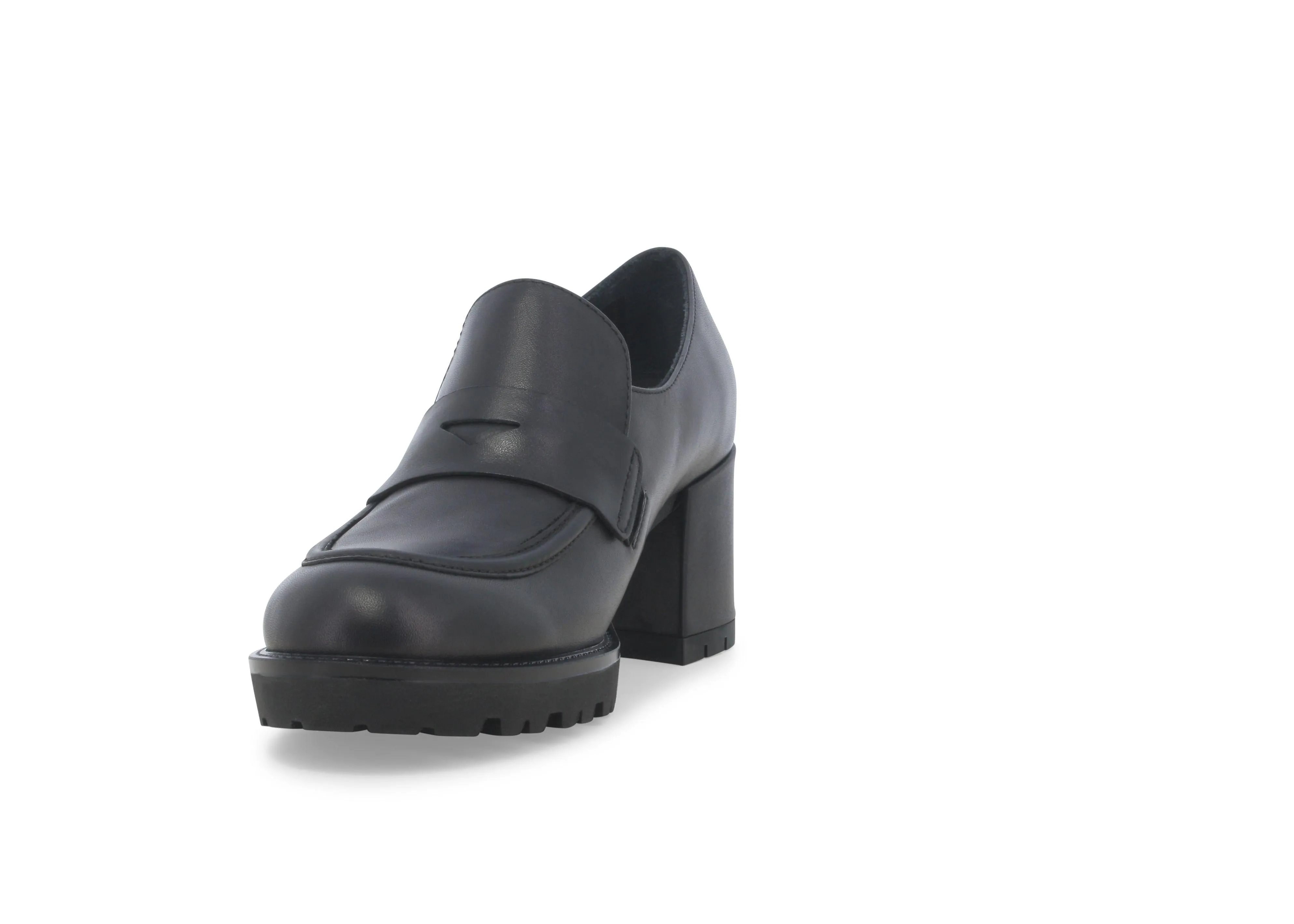 Melluso Mocassino donna in pelle nero l5251w