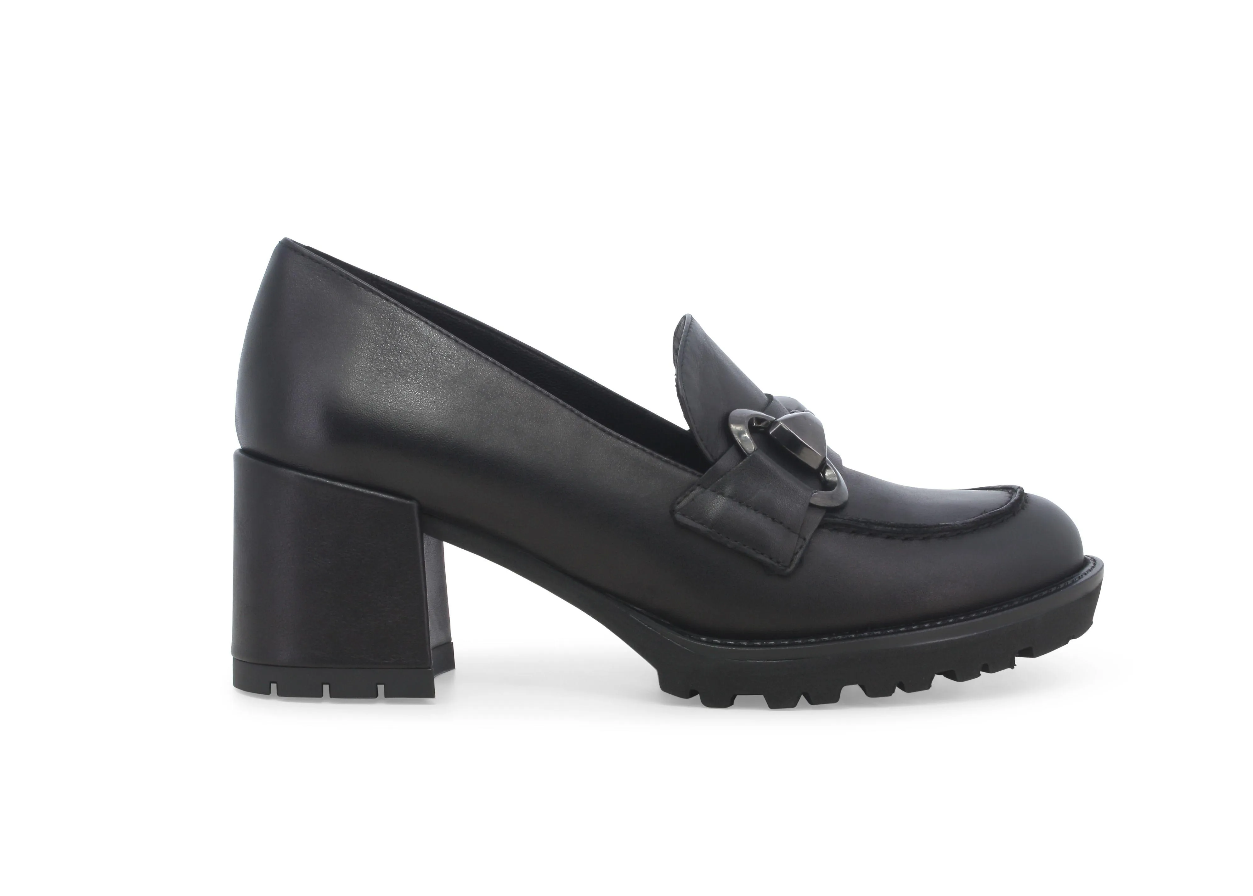 Melluso Mocassino donna in pelle nero l5255w