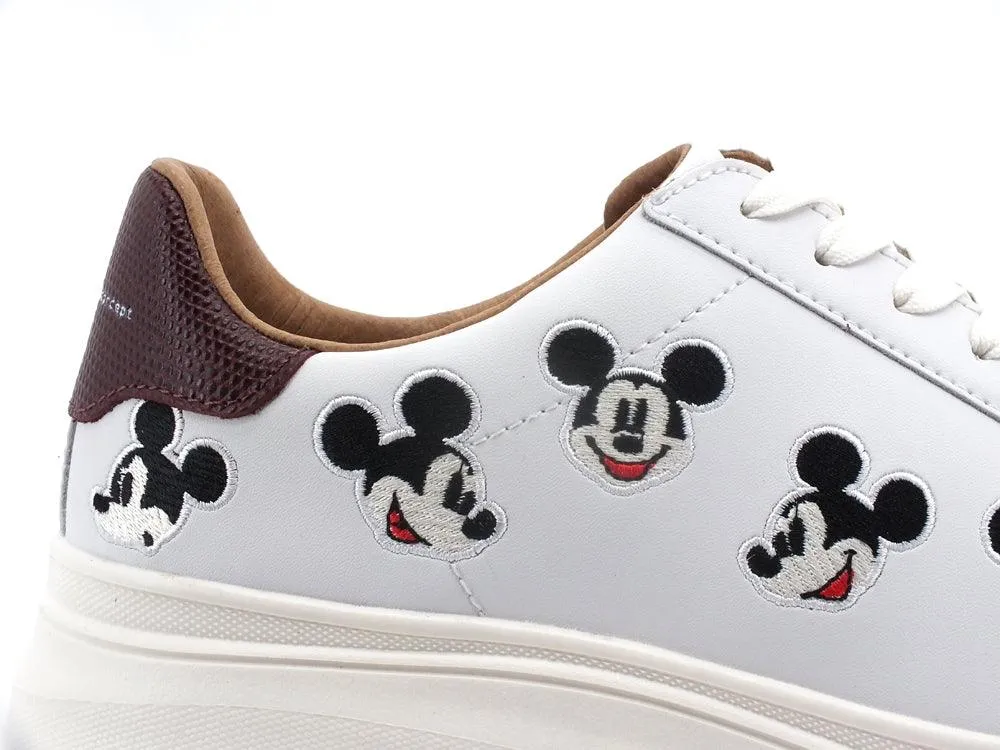 MOA Master Of Arts Sneaker Platform Mickey Mouse White Black MD712