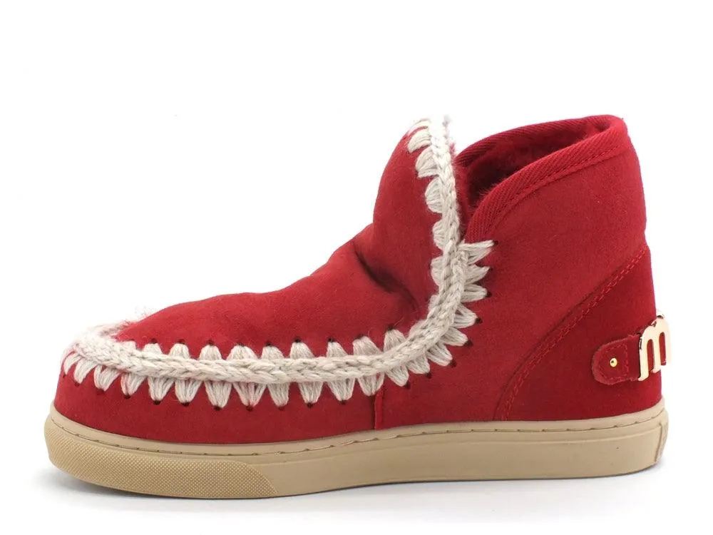 MOU Eskimo Sneaker Big Metal Logo Stivale Pelo Red Chili Pepper MU.FW111008A