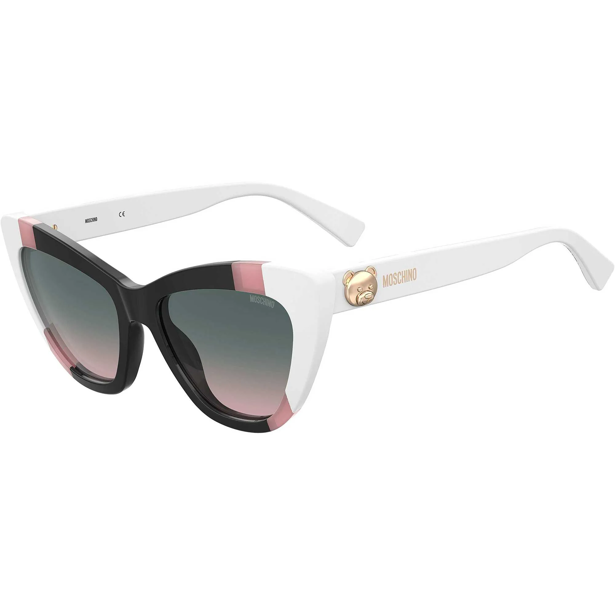 occhiali da sole Moschino neri forma Cat Eye