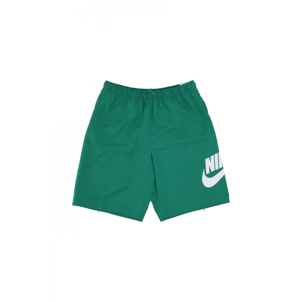 pantalone corto uomo club woven short MALACHITE/WHITE