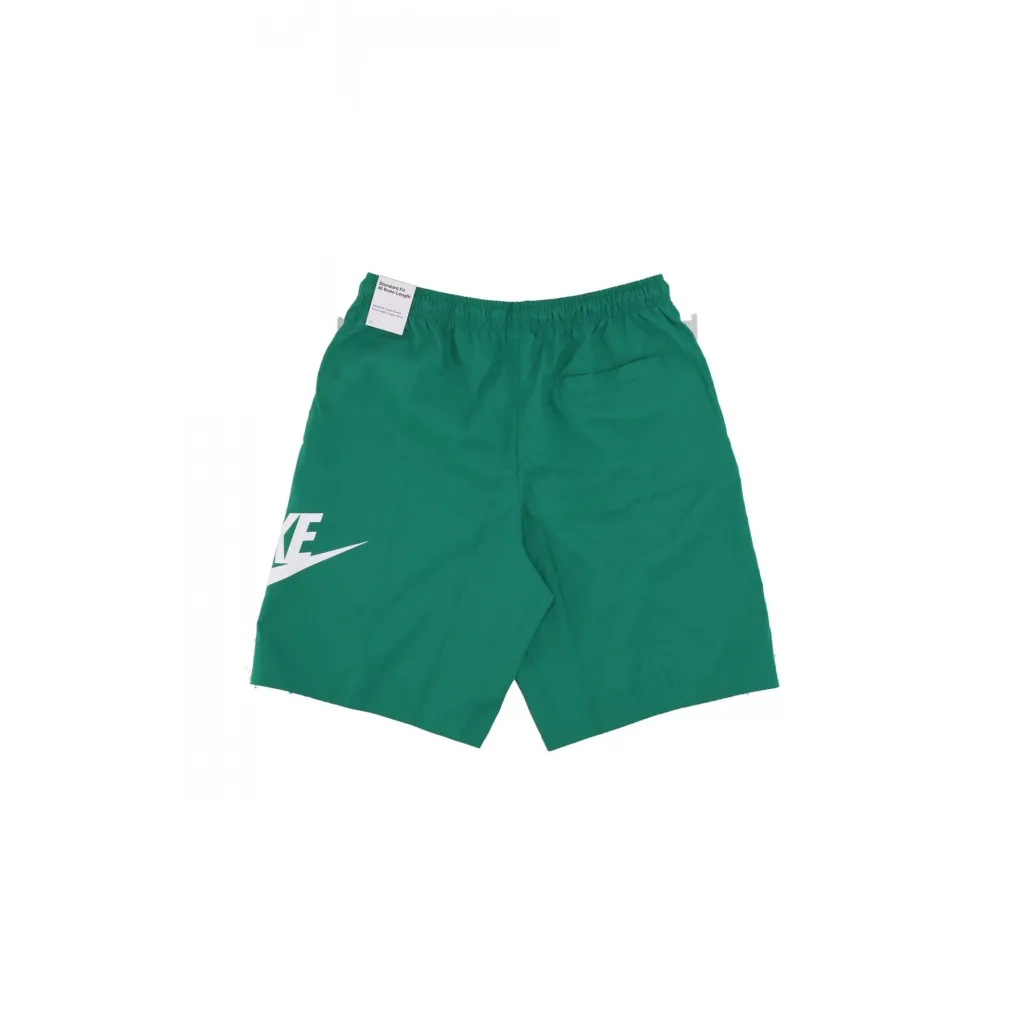 pantalone corto uomo club woven short MALACHITE/WHITE