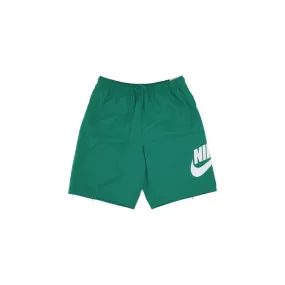 pantalone corto uomo club woven short MALACHITE/WHITE