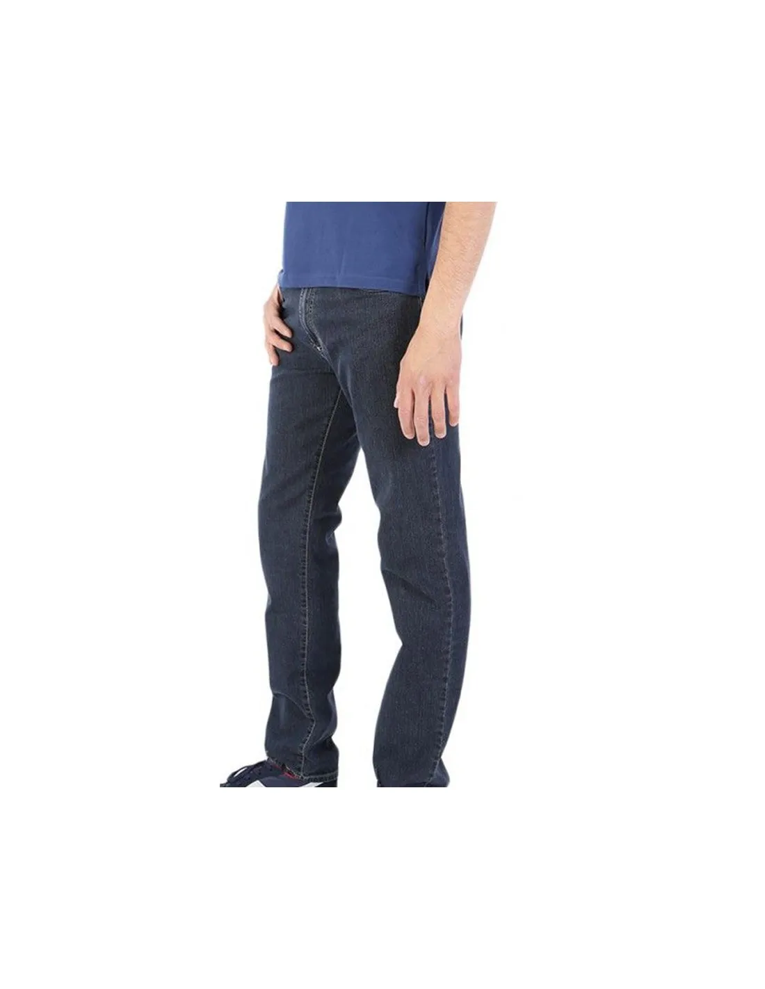 Pantalone in cotone 5 tasche Denim Blu Mod Savona vita alta